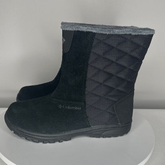 NIB NEW Women's Columbia Ice Maiden Slip III Black SZ 6 Waterproof Winter Boots - Picture 3 of 8